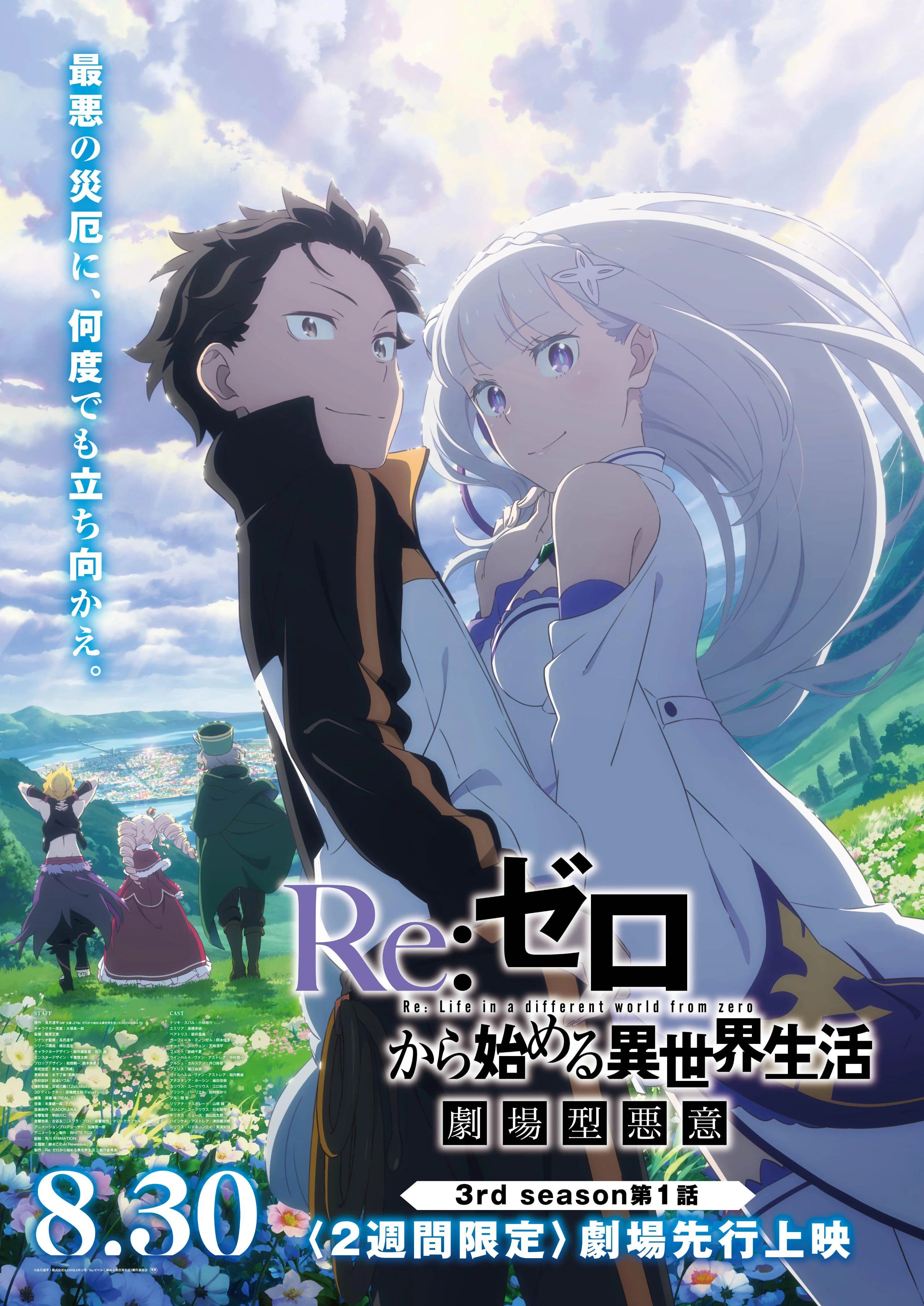 Re:Zero kara Hajimeru Isekai Seikatsu 3. Sezon